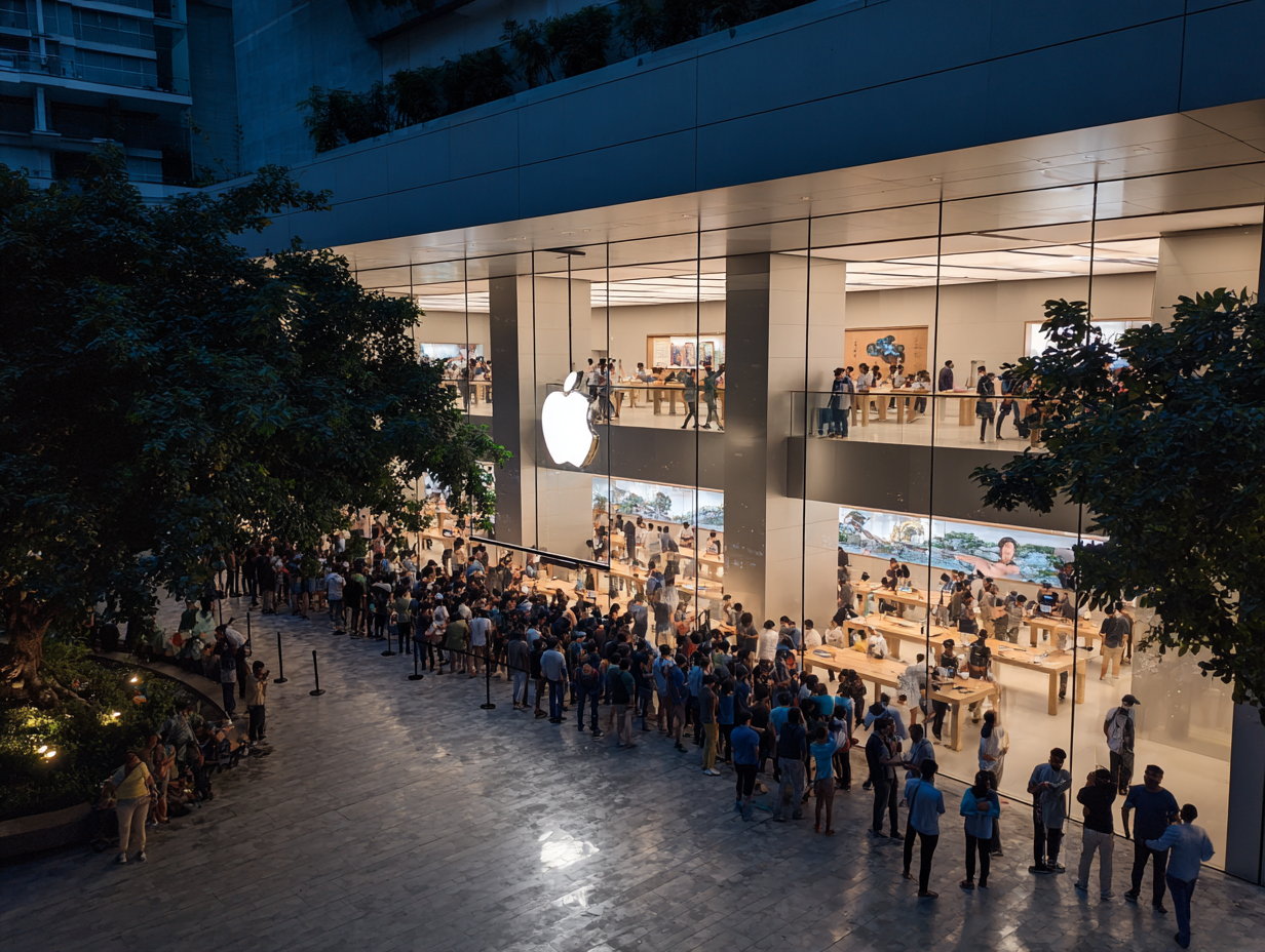 iPhone 17 launch: Fans queue outside Apple stores in India as Pro and Air models debut