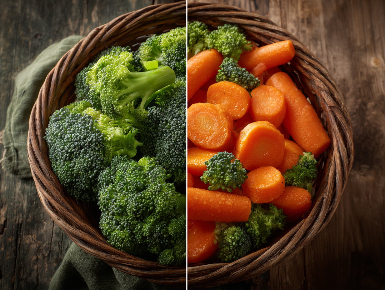 Raw vs cooked vegetables: Which retains more nutrients?