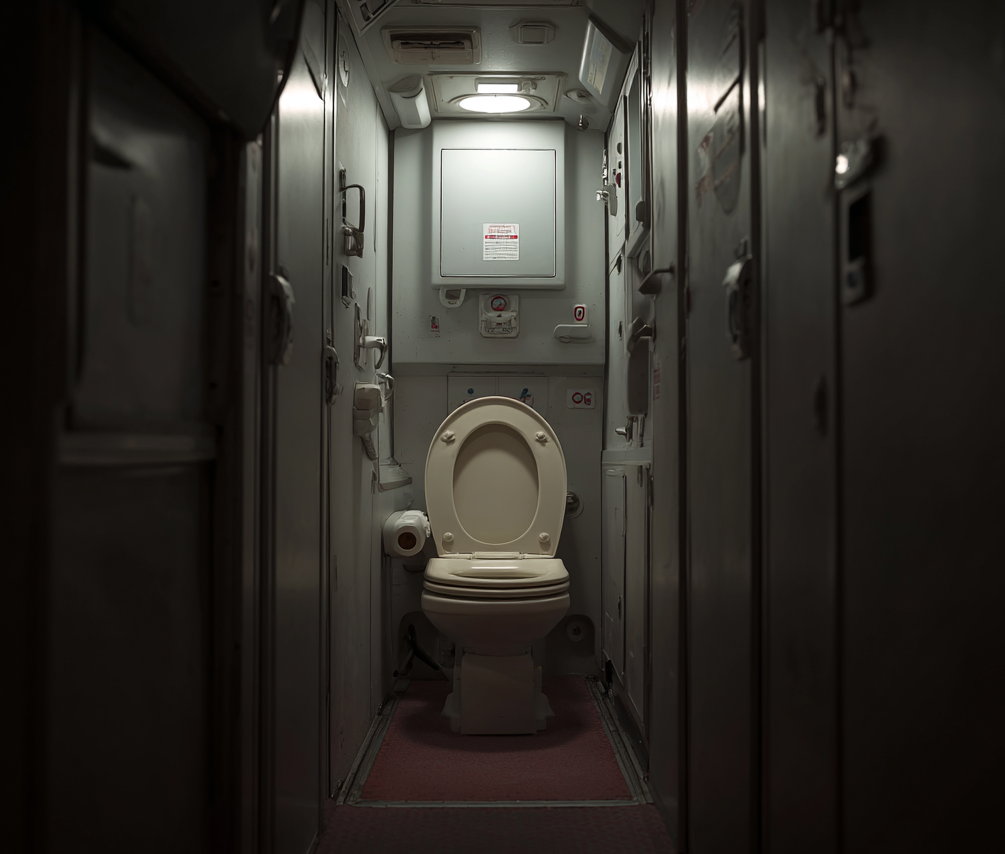 What Really Happens When You Flush The Toilet On A Flight
